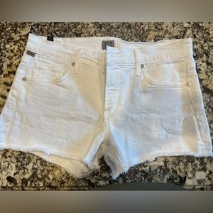 White denim Citizens of Humanity shorts size 27